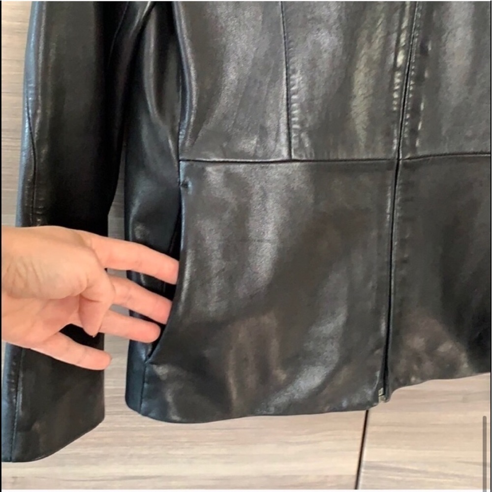 Kenneth Cole 100% Leather Jacket - Picture 8 of 8